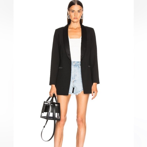 Agolde Dee Ultra High Rise Denim Short in Digit - Picture 4 of 9